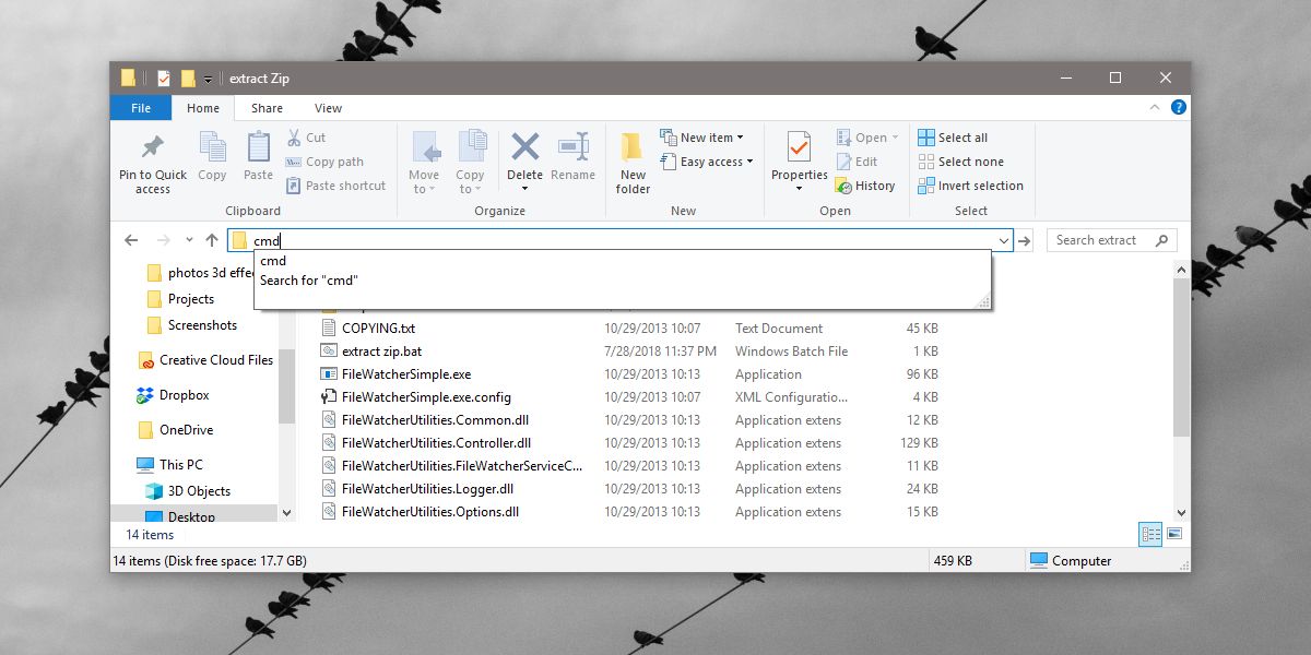 Windows launch file explorer command line